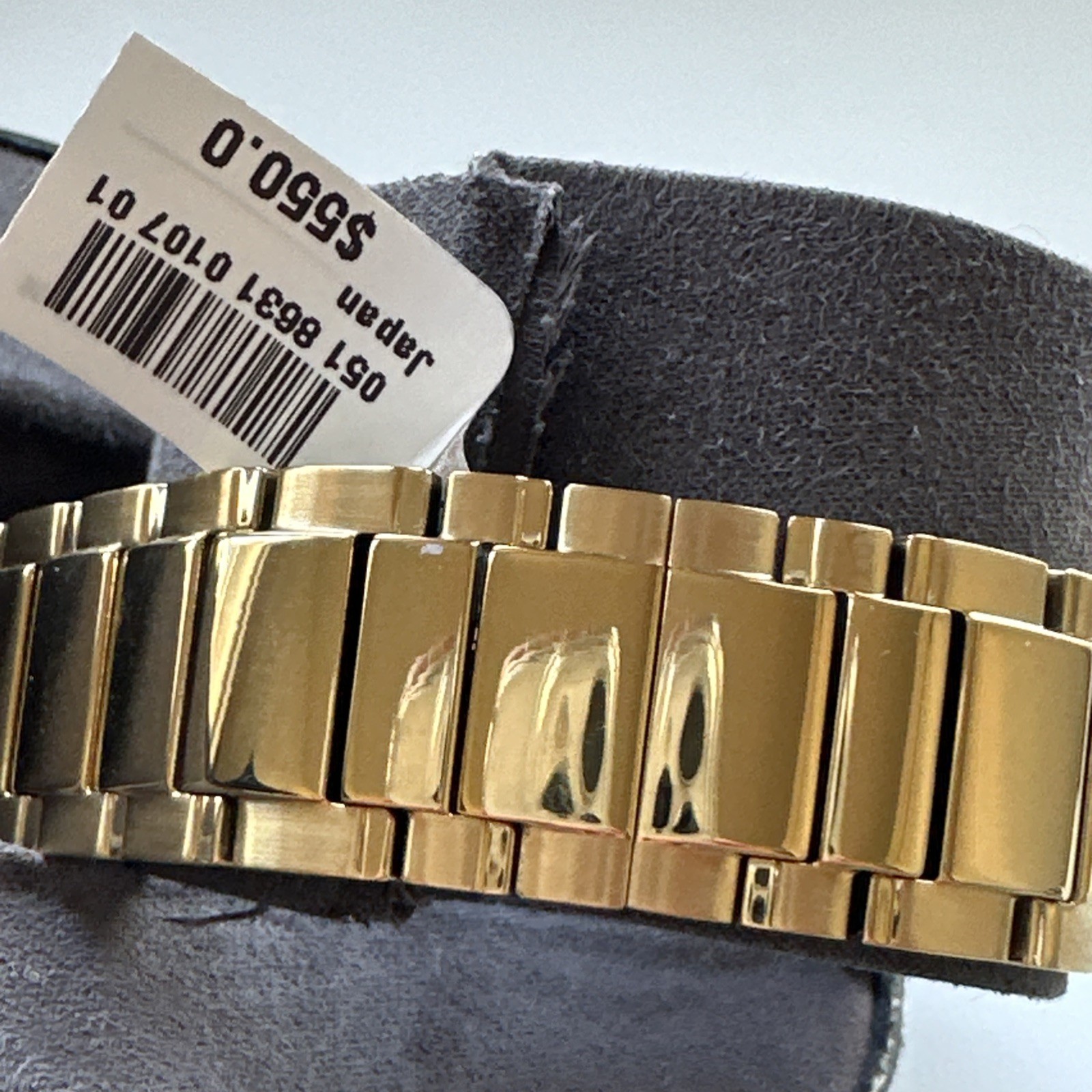 Bulova Diamond Men’s Gold Plated Stainless Steel Chronograph Quartz Watch 97D121