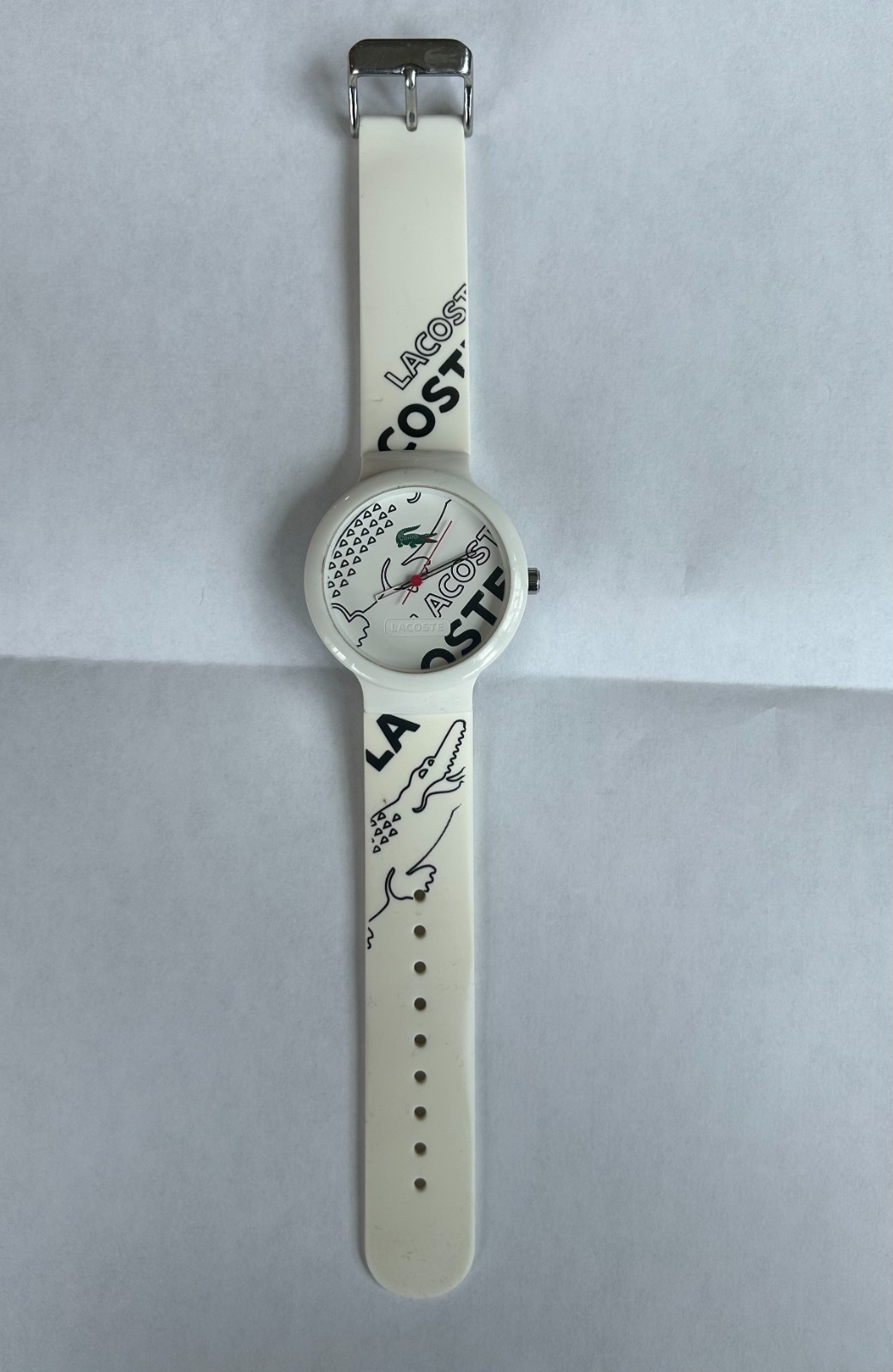 Lacoste LC.46.1.29.2224 White Silicone Strap Quartz Watch Unisex 40mm – 9inches