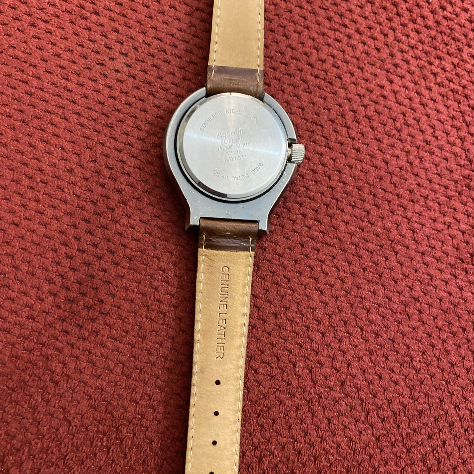 AQUALITE Men’s Watch. Right Handed Wrist Watch.