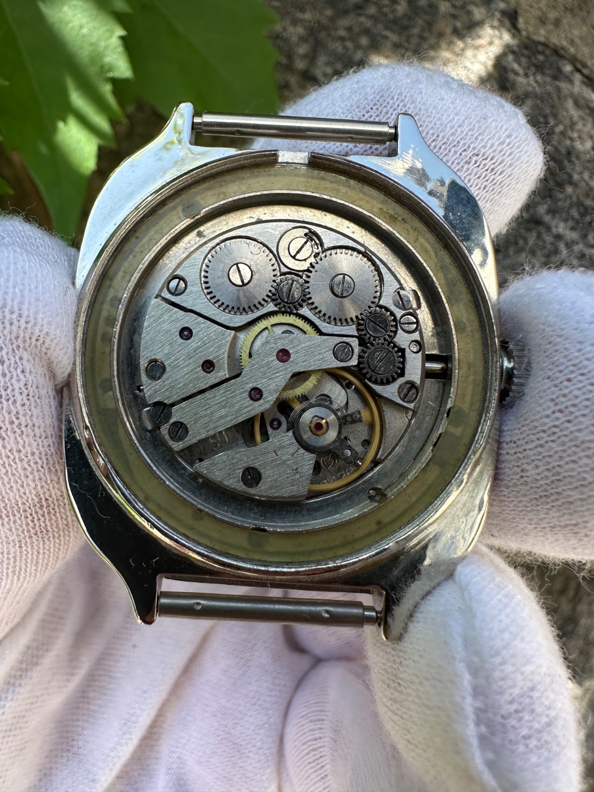 Vintage Mechanical Watch Pulsometer Slava Medical 29 Stones Shockproof