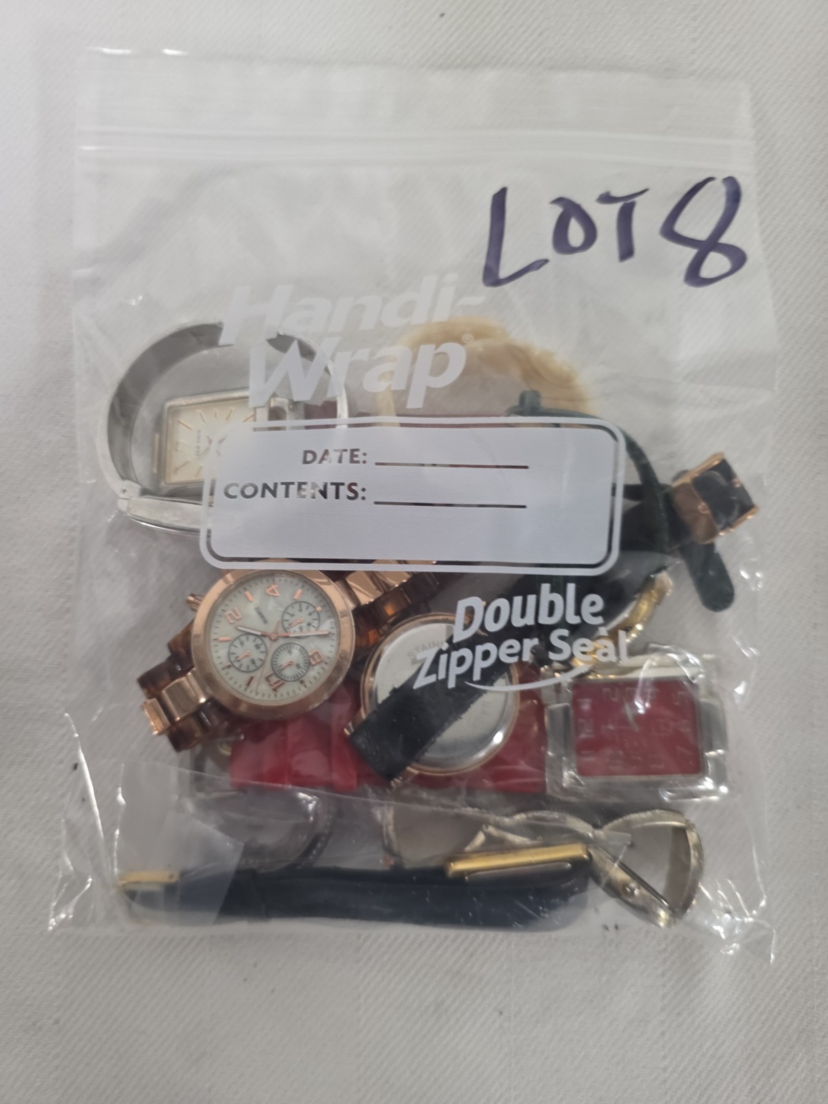 10 Watches W/new Batteries Lot #8