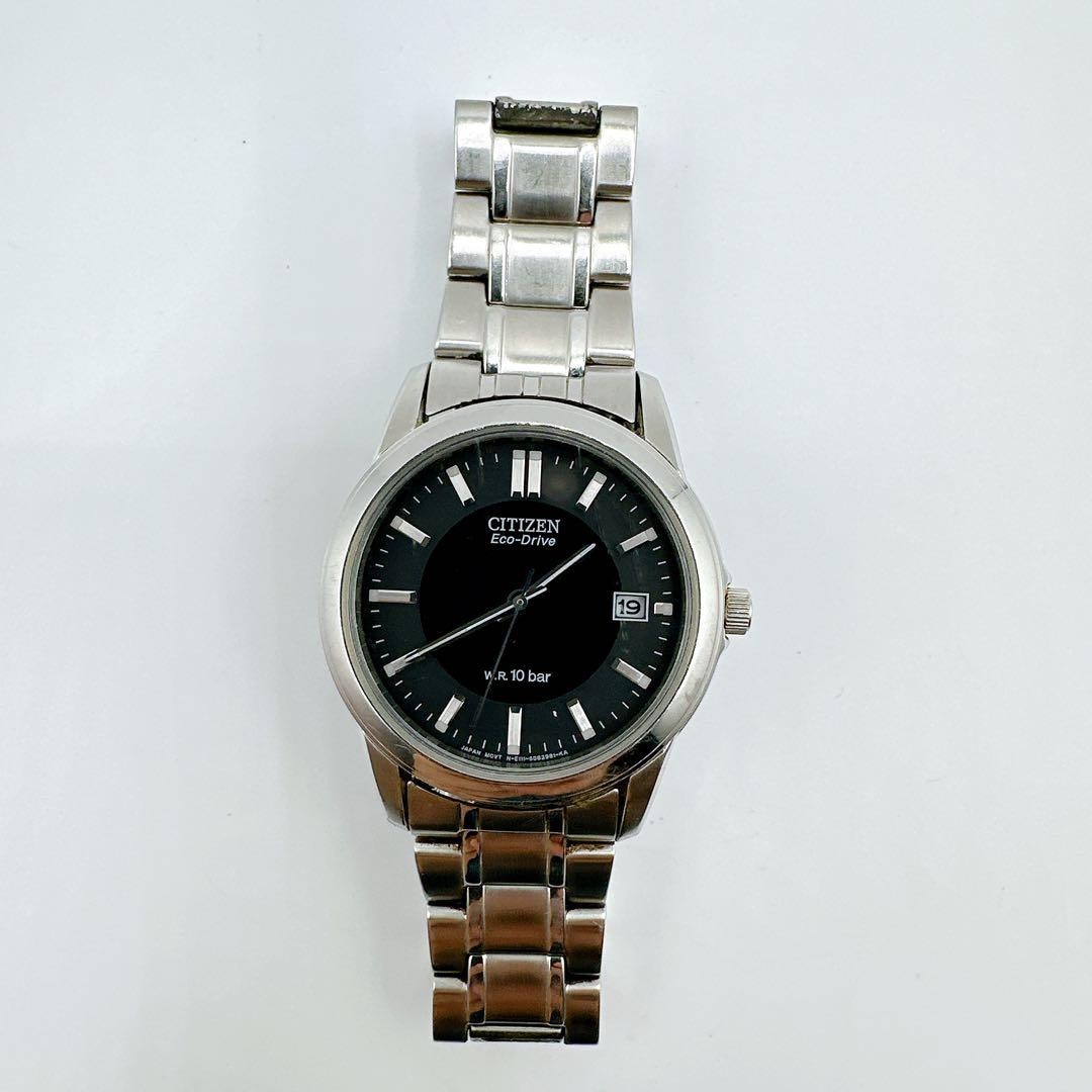 Citizen E111-S053846 Eco-Drive Solar Working Watch Unisex Black 33mm from Japan