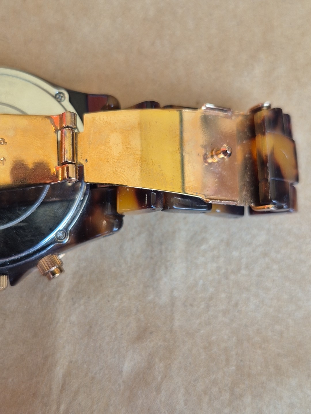 Michael Kors MK-5416 Two Tone Crystals Bezel Chronograph Women’s Watch
