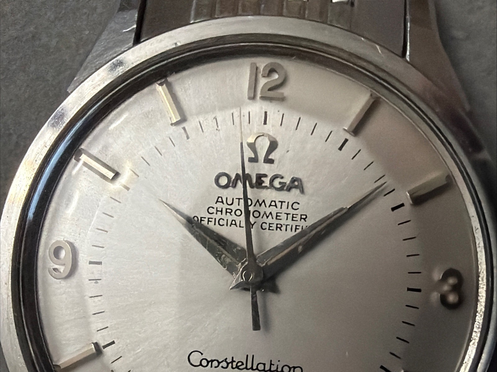 Omega Constellation 14900 62 SC Pie Pan 551 24j Automatic SS Omega Bracelet