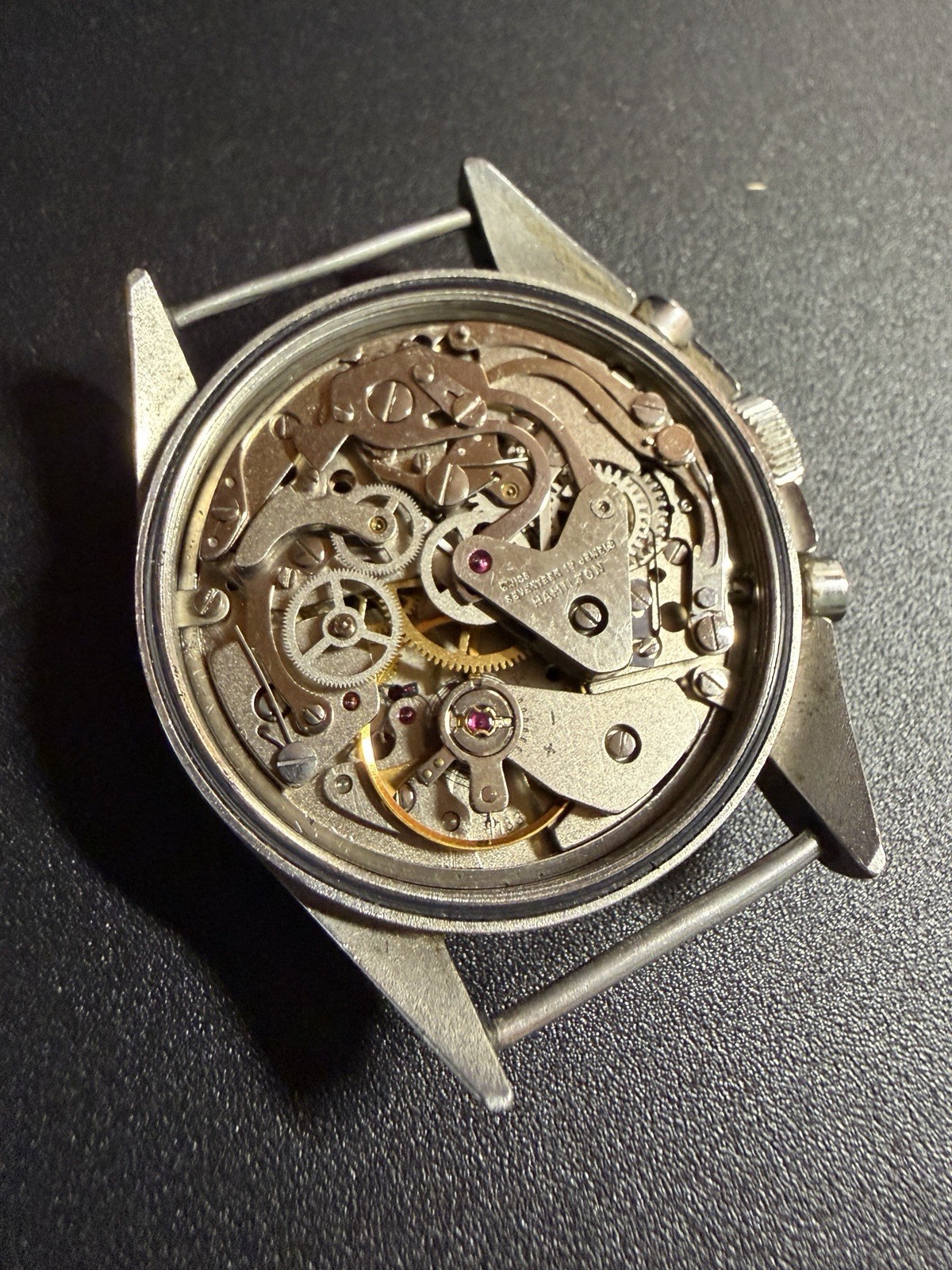 Hamilton Royal Navy Valjoux 7733 Broad Arrow Military Chronograph 0552/924-3306
