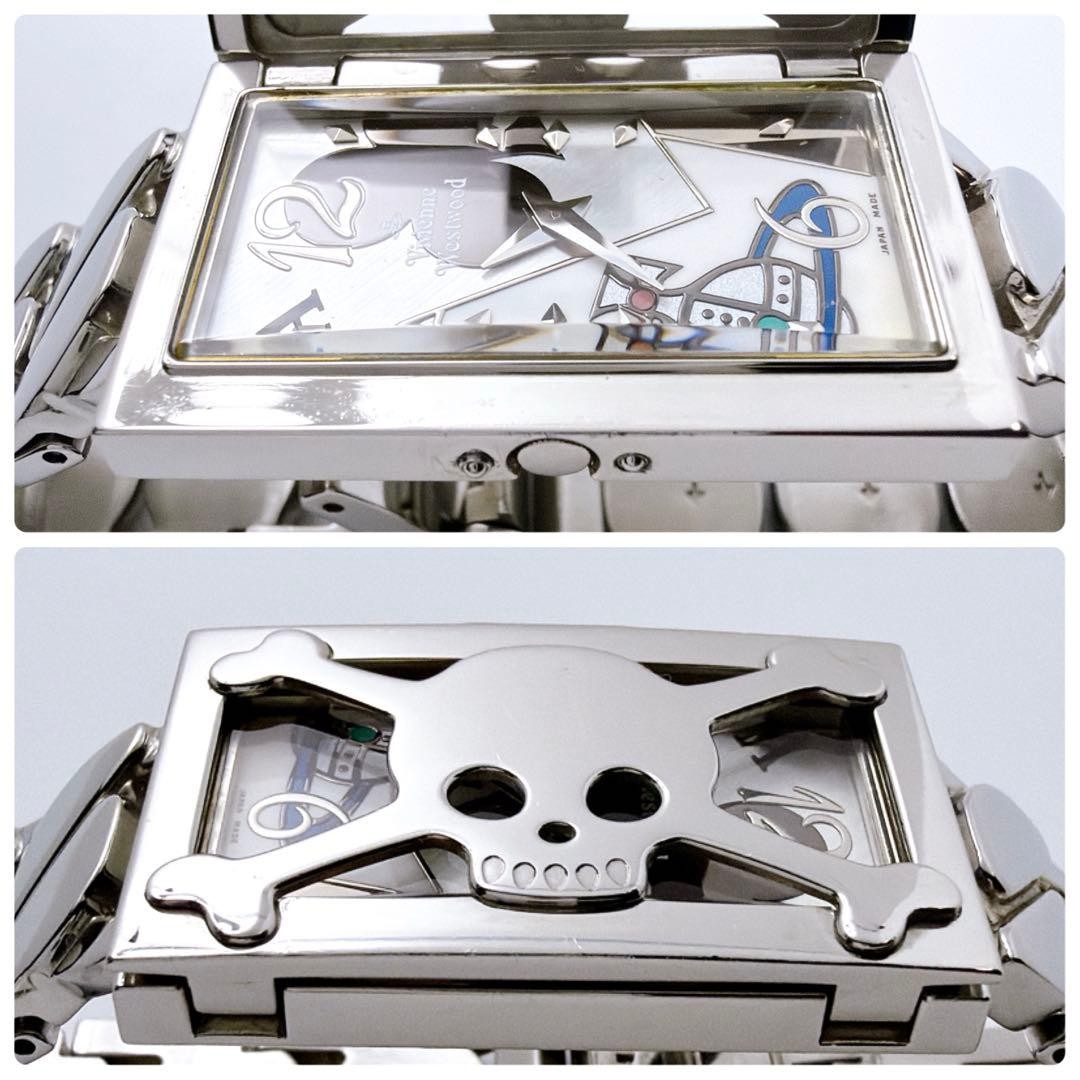 Working Rare Vivienne Westwood skull x trump orb wristwatch