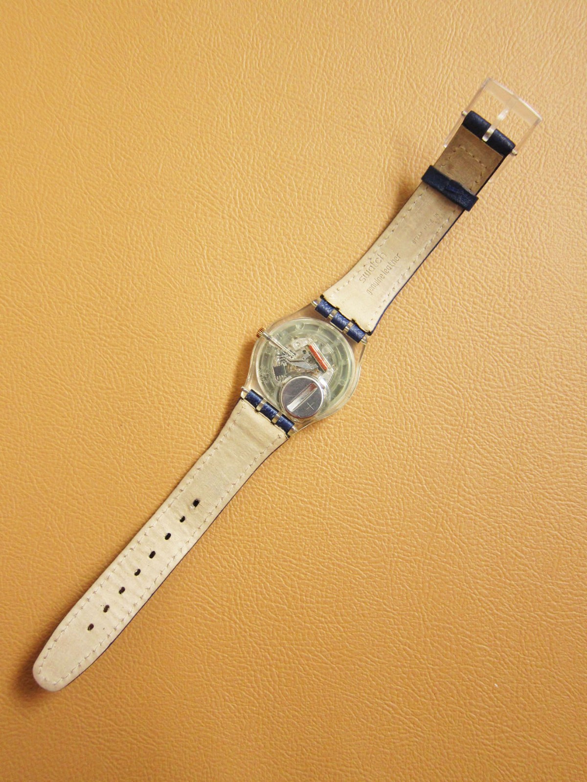 SWATCH AG 1995 Navy Unisex Quartz Watch (SWISS MADE)