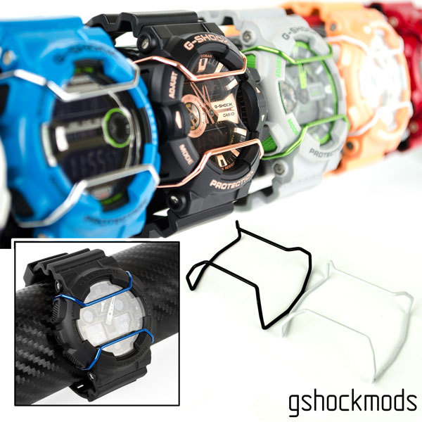 2 pc Wire Guard Protectors for Casio G-Shock Sport Watch Guards 6000 6500 9052