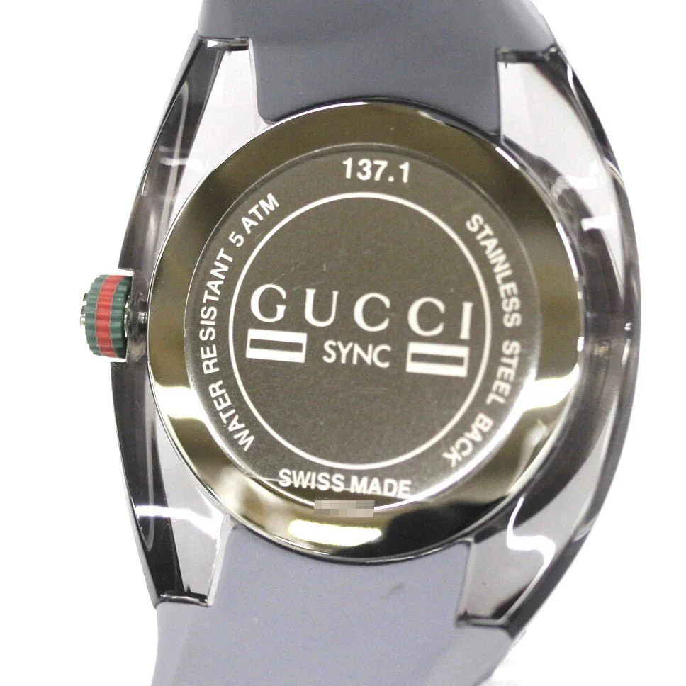 GUCCI SYNC YA137109 Men’s Watch – Quartz Movement, Near Mint, Authentic from