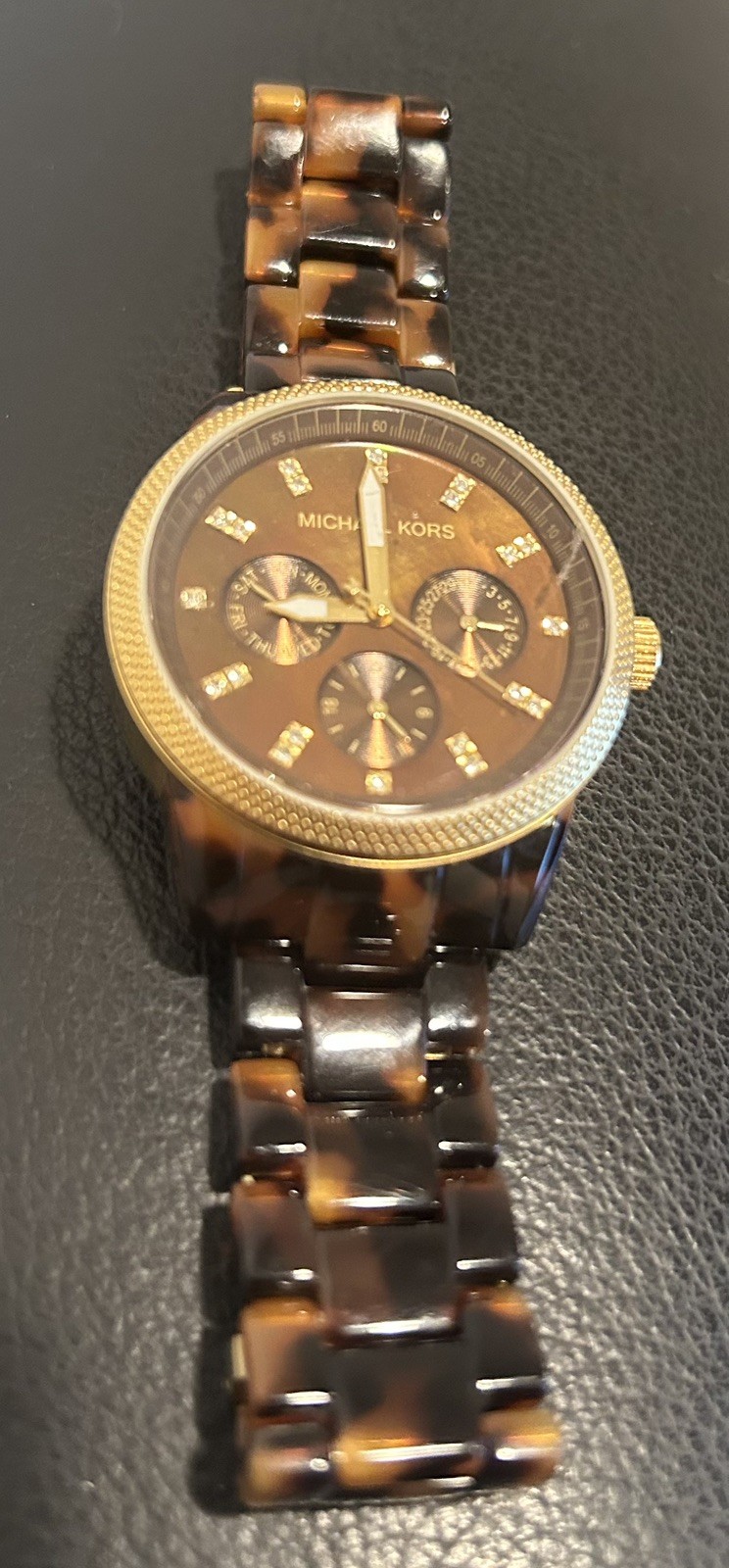 Michael Kors Jet Set Watch Tortoise Women 37mm MK-5038
