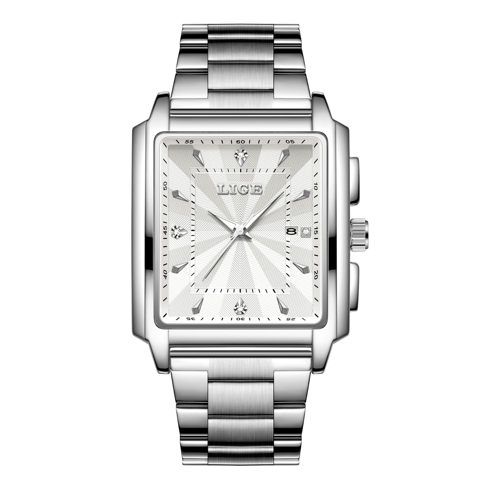 Luxury Men Watch Waterproof Stainless Steel Quartz Luminous Business Wristwatch