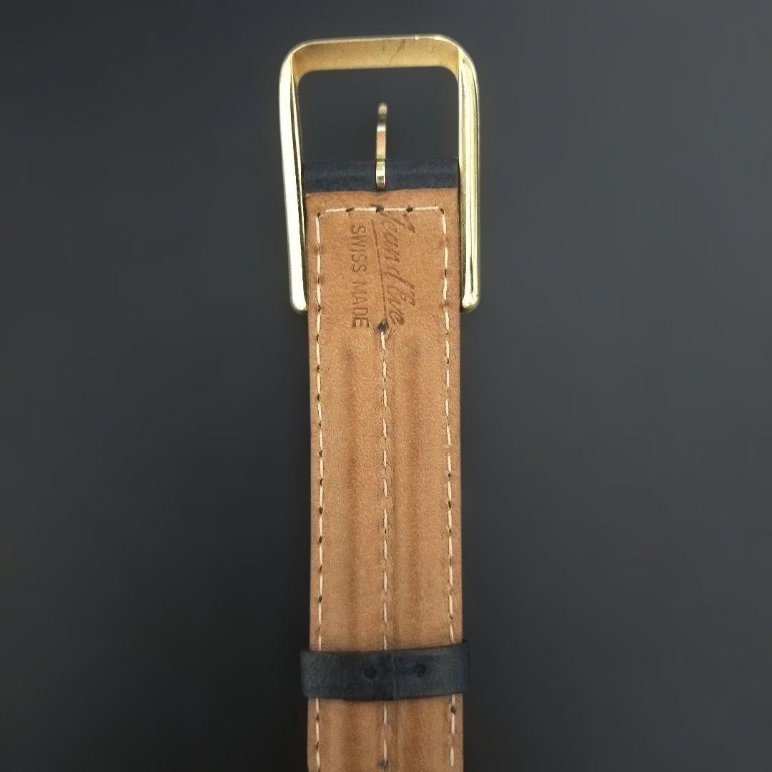 Jean D’Eve Sectora Gold Quartz Watch 28mm Working Vintage Rare from Japan