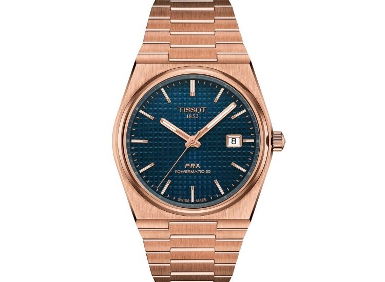 Tissot PRX Powermatic 80 Rose Gold-Blue 40mm Men’s Watch T137.407.33.041.00