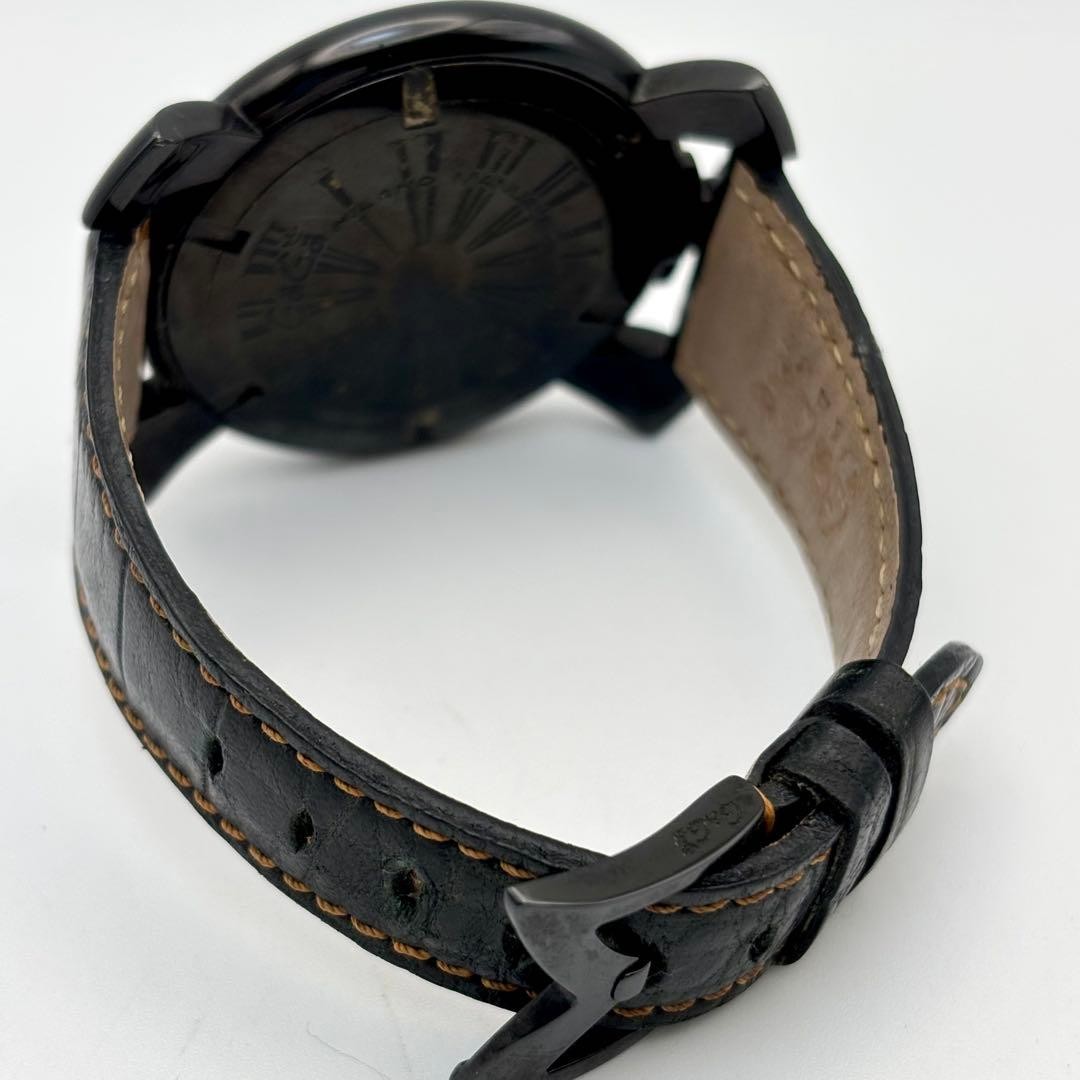 GaGa MILANO Manuale 46MM Black Quartz Watch Pre-Owned