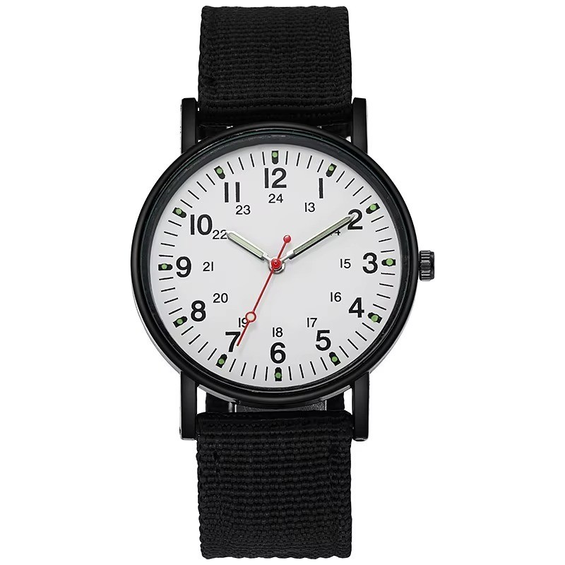 Military Watch Army Durable Water Proof Luminous 24Hours Dial Nylon Strap USA