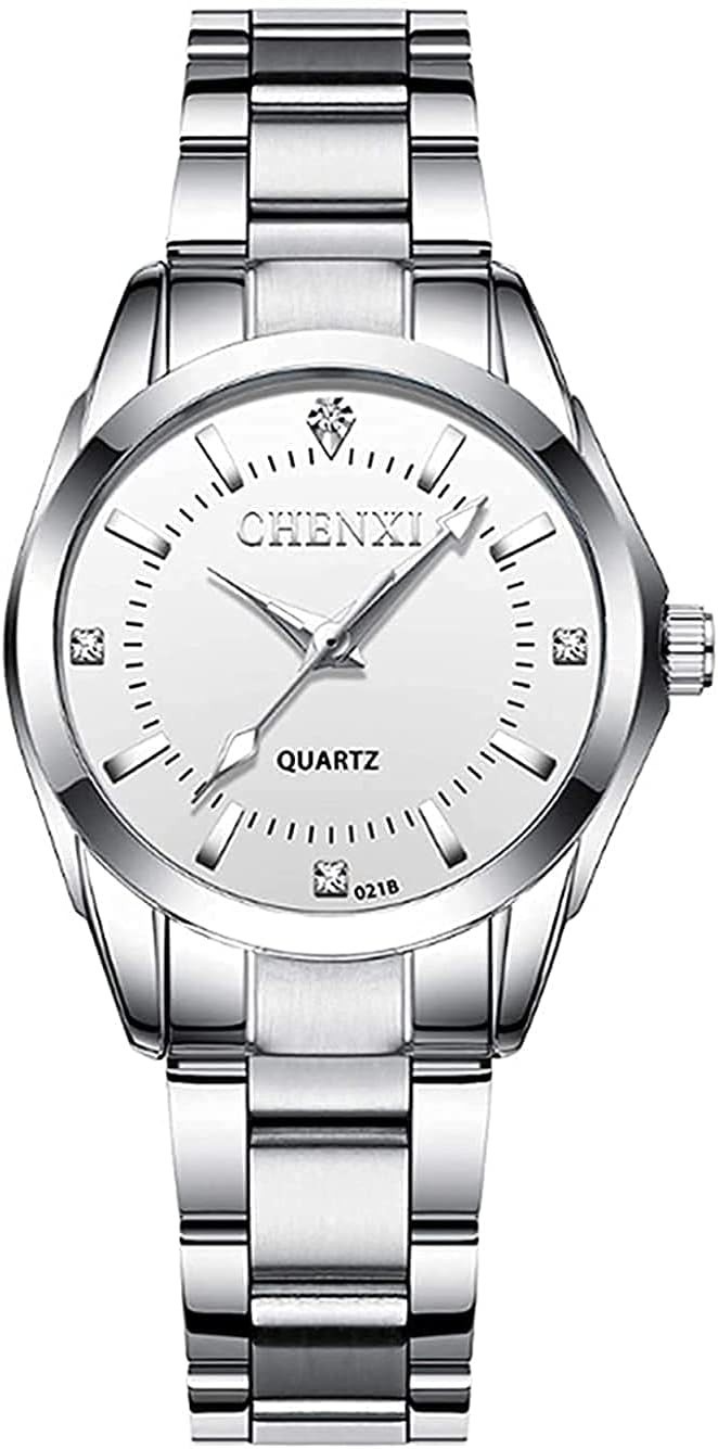 Stylish Luminous Quartz Women’s Watch – Stainless Steel, Gift-Ready Luxury Box