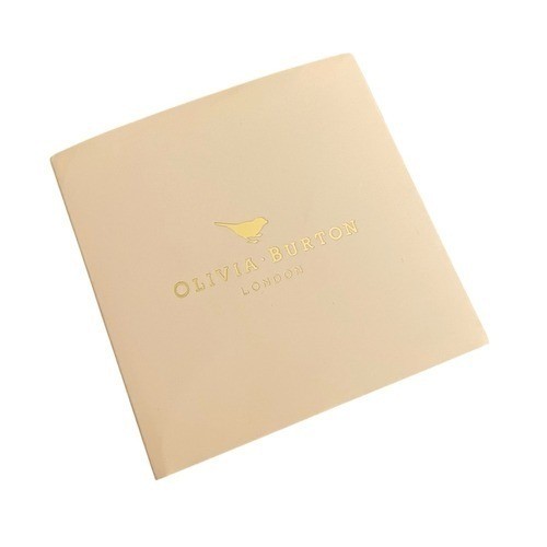 Olivia Burton London Gold Floral Marble Dial Watch Blush Leather Strap Boxed