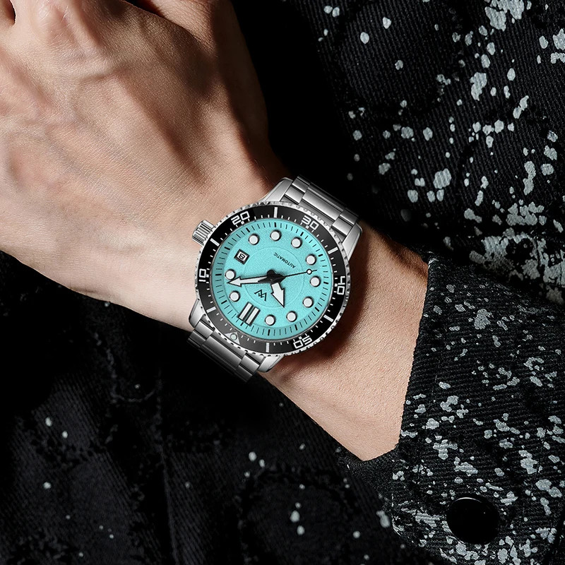 Welly Merck Automatic Mechanical Watch Miyota 8215 Sapphire Crystal Men Business