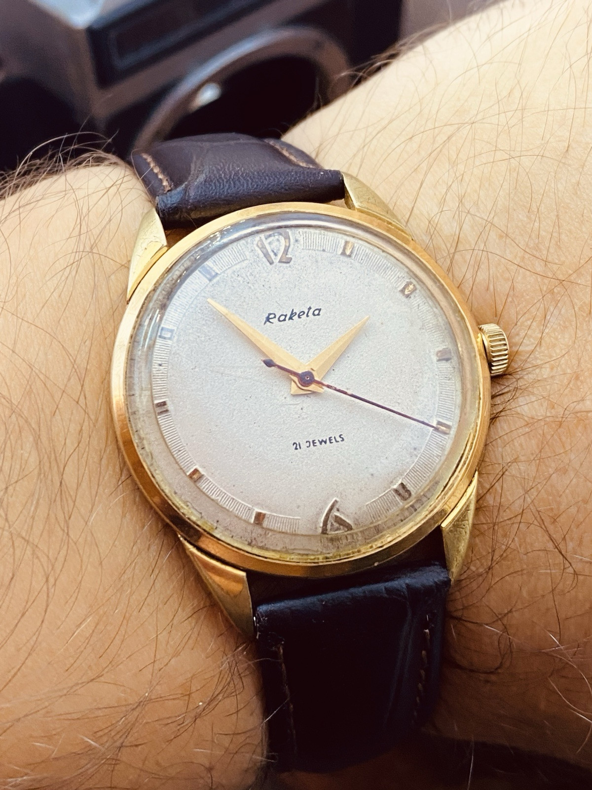 1970s RAKETA Baltika 2609 AU vinatge USSR Soviet watch 19 jewels #7658
