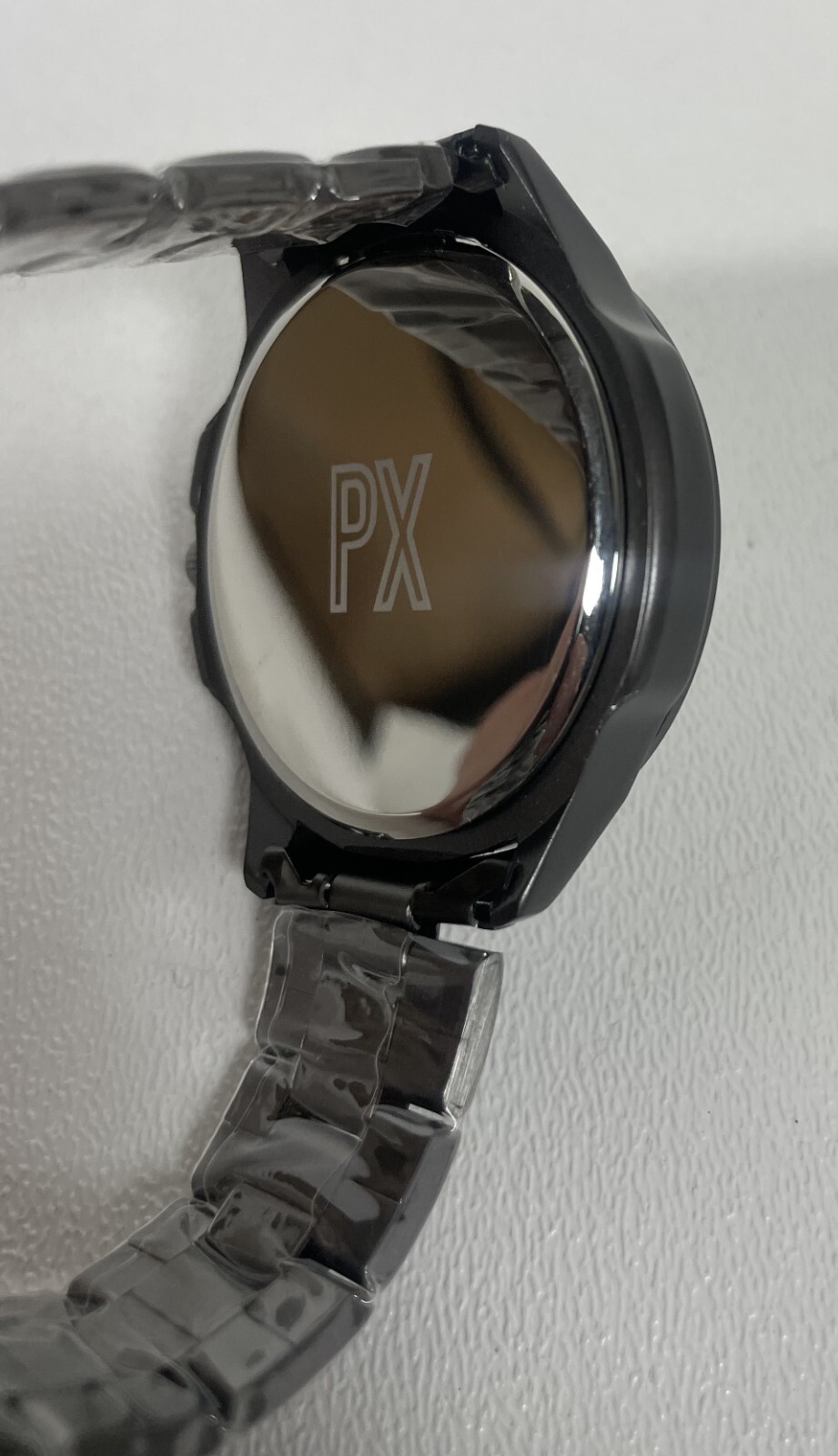 Brand New PX «Coby» Black Stainless Steel Watch – Sleek Minimalist Design