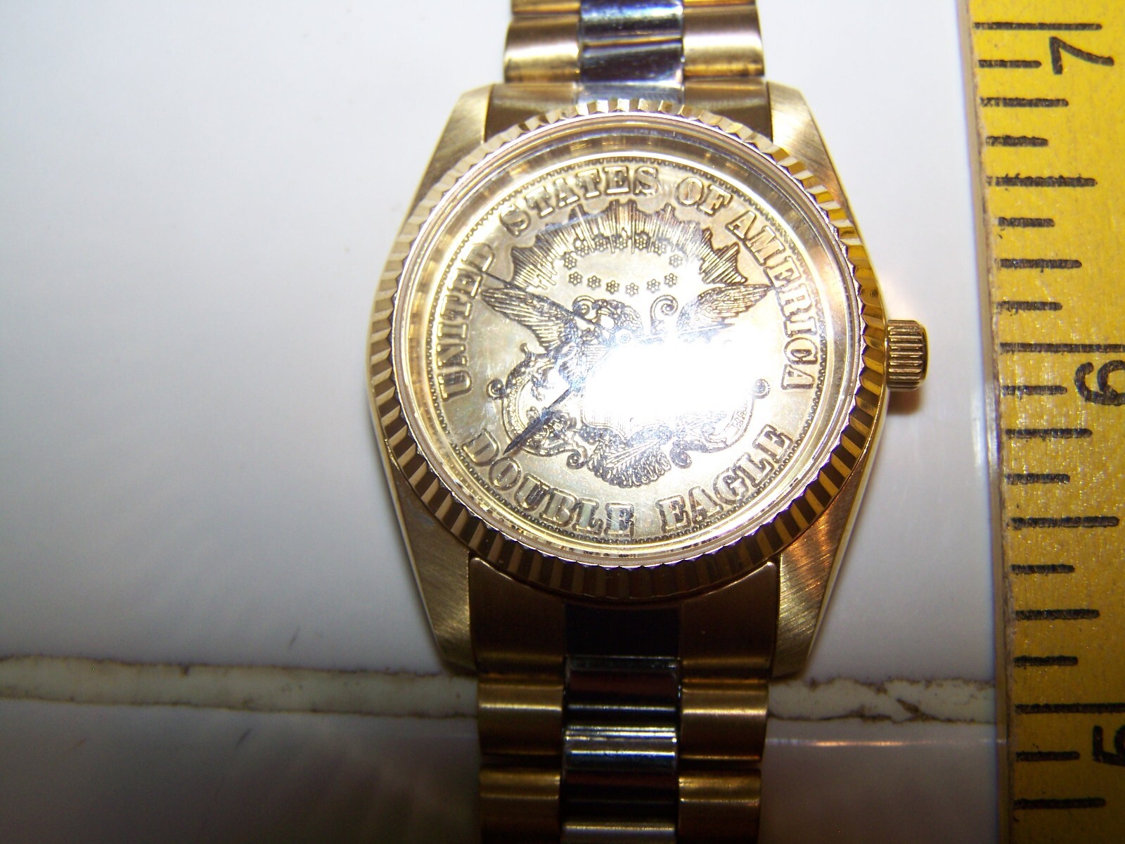 20 Dollar Double Eagle Coin Watch 24k