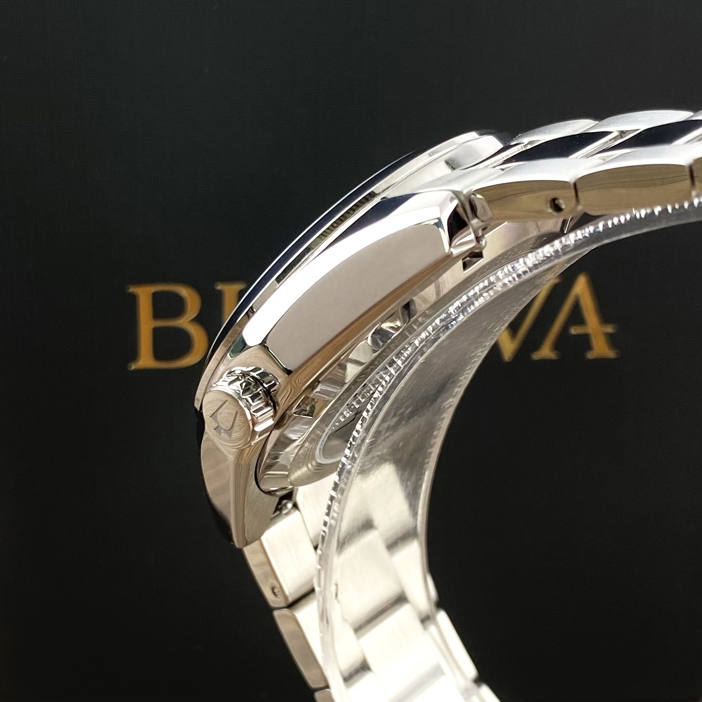 Bulova Surveyor 96B436 Blue Dial Stainless Steel Automatic Men’s Watch