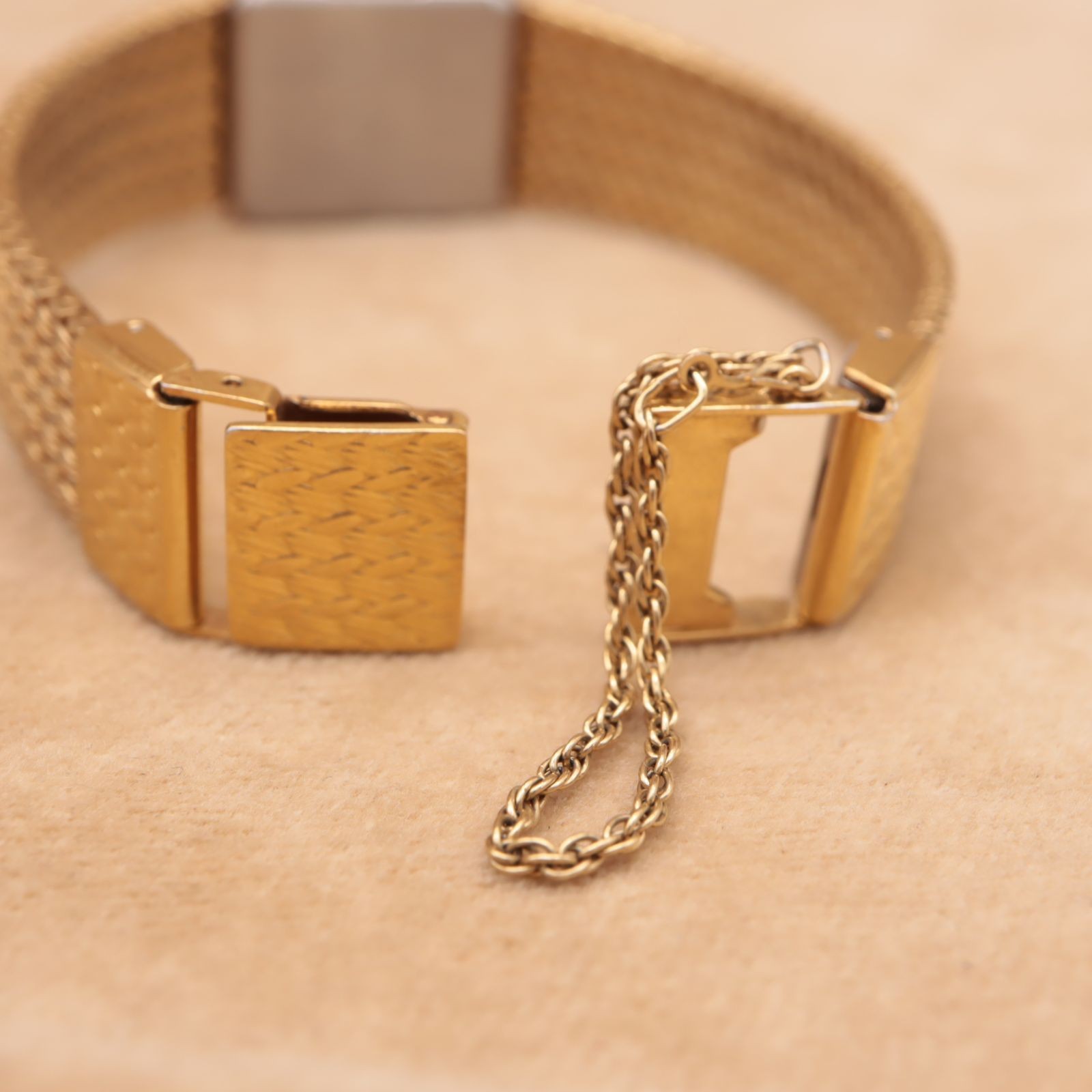 Seiko Exceline 7321-6050 Gold Mesh Quartz Women’s Watch 17.5mm 1985