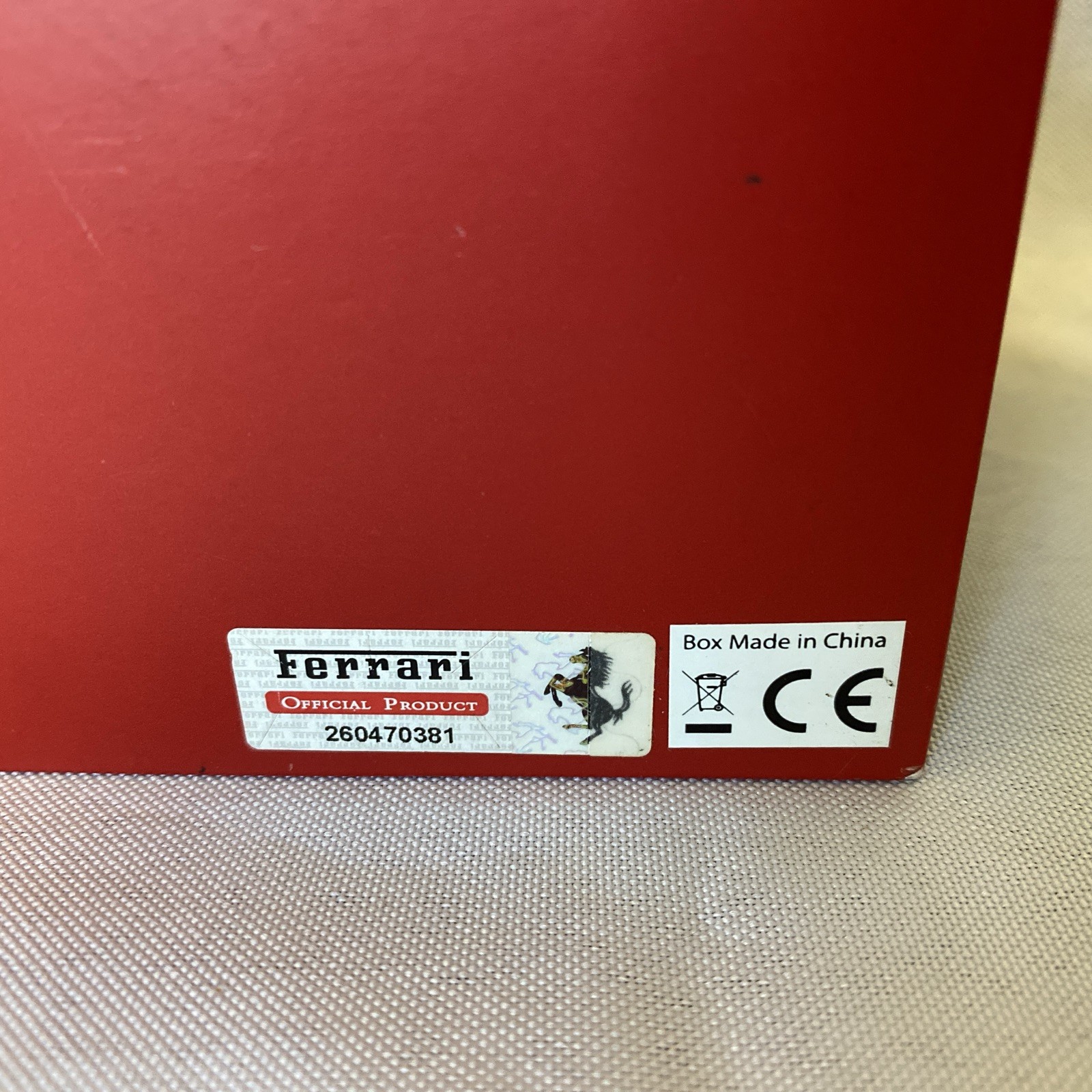 Ferrari Watch Box And Booklet Only (No Watch) – Free Shipping!