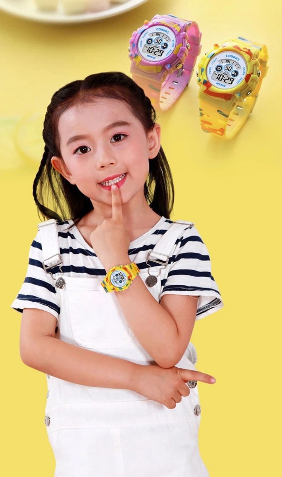 Kids Digital Watches for Boys Girls LED Sports Waterproof Wrist Watches Children