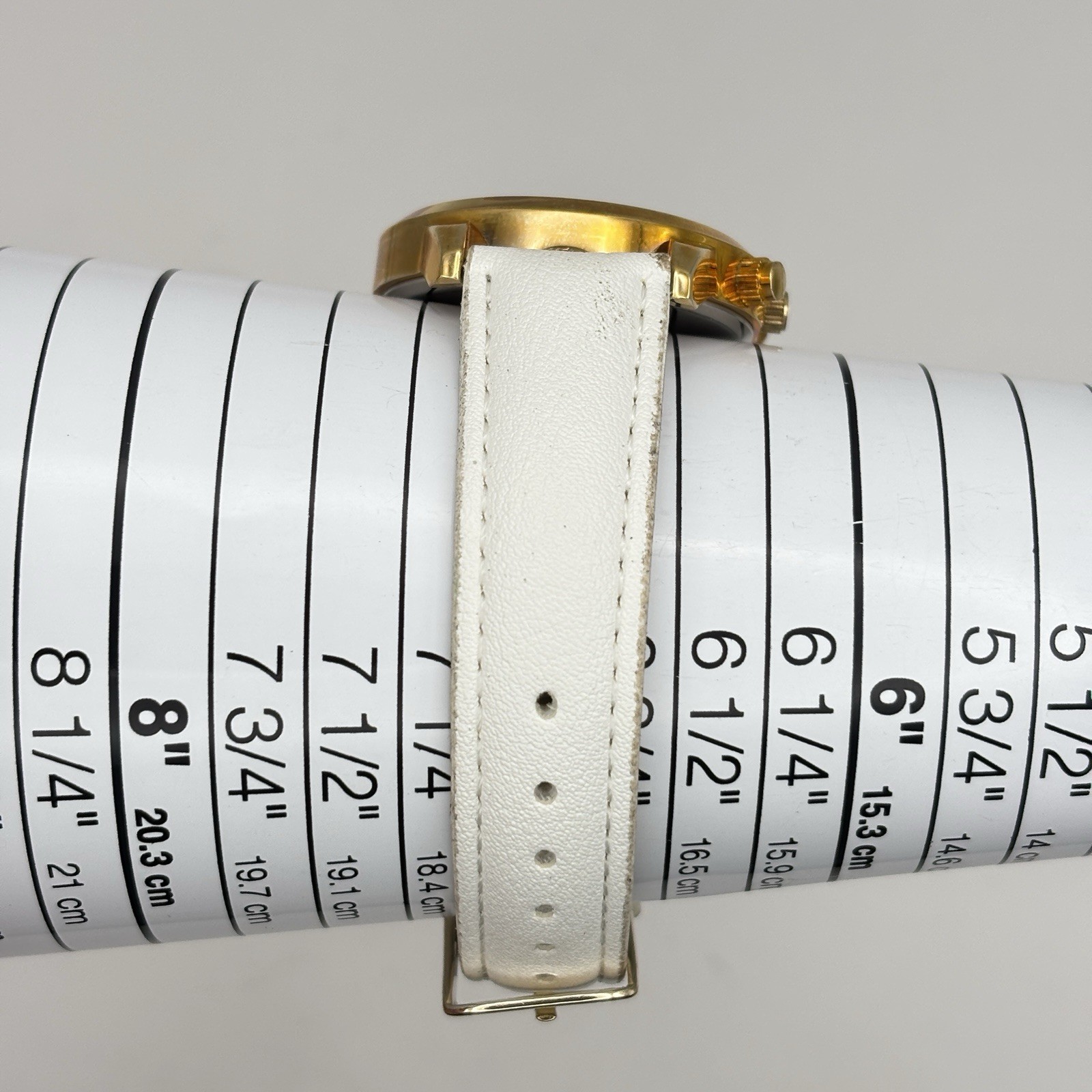 Kessaris Watch Women 38mm Faux Leather Band- #4.36