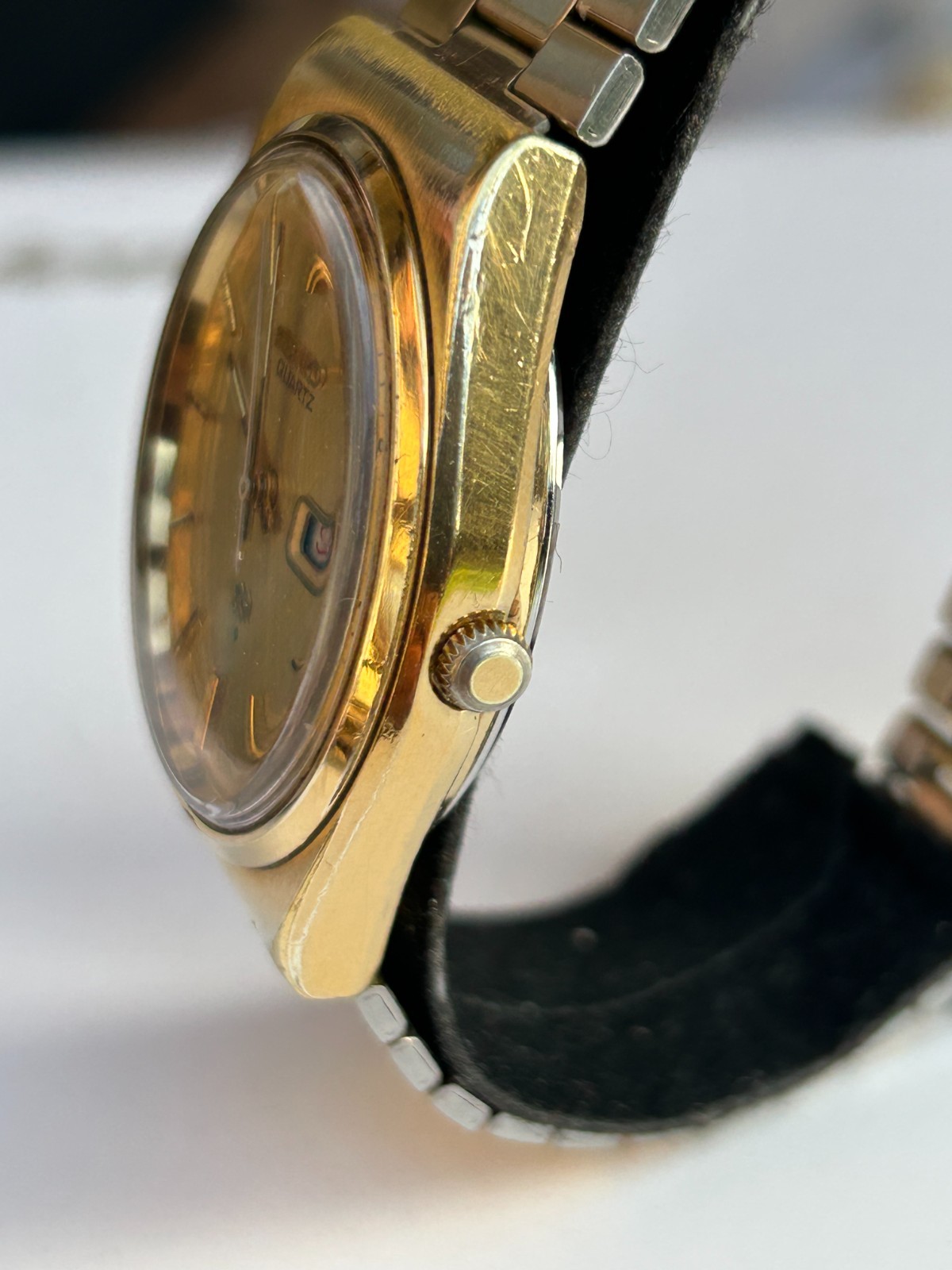 Lovely Gold Seiko Quartz Watch (7546-8200) in excellent unmarked condition