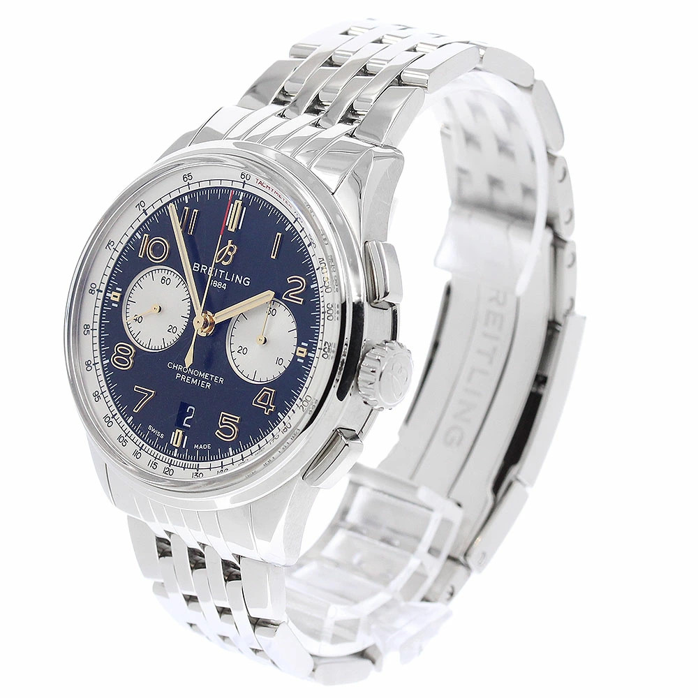 Breitling Premier B01 Chronograph 42 Norton AB0118 Automatic 42mm Box Papers