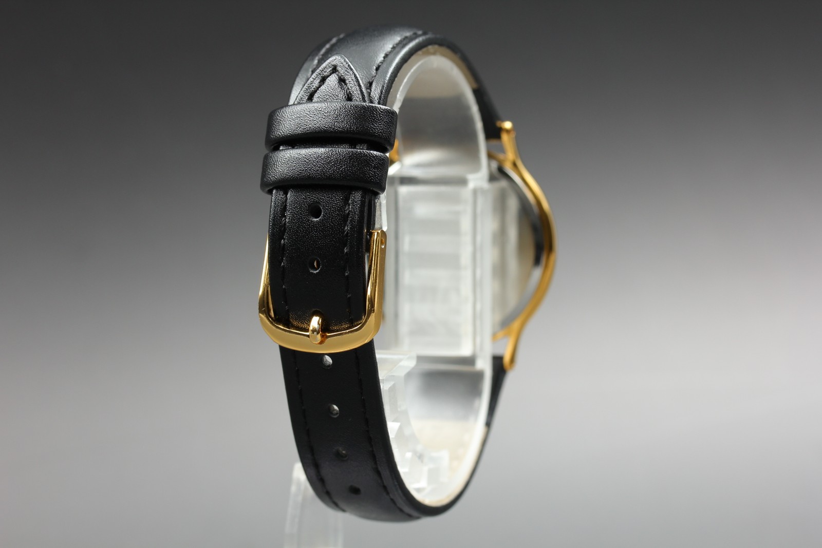 [Near MINT] Seiko Dolce 5E61-0A70 32mm Gold Round Roman HAQ Quartz Mens Watch