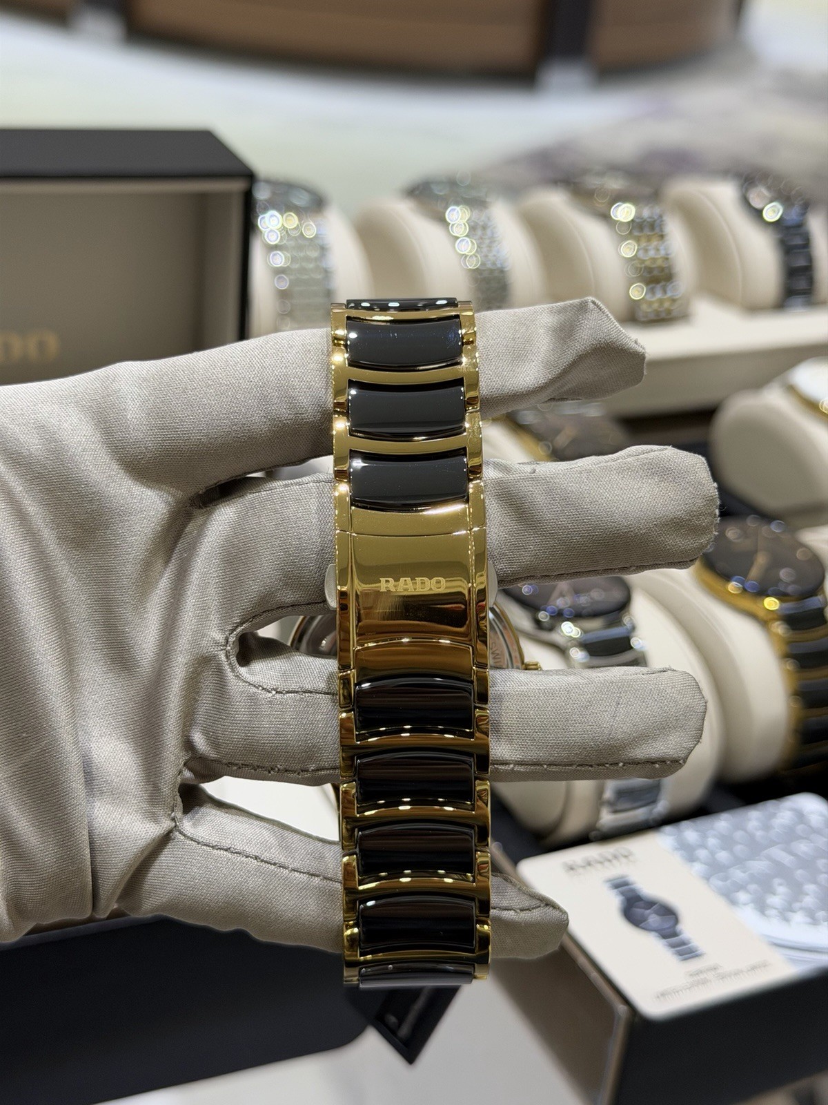 Rado Centrix Automatic Diamond Black Dial Unisex Watch R30008712