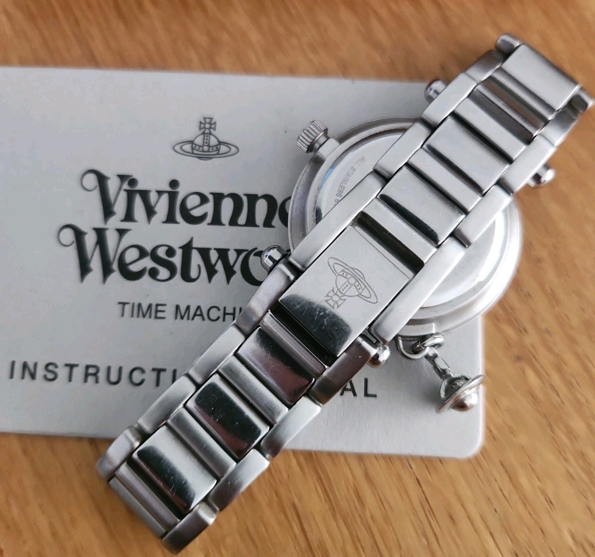 Vivienne Westwood Orb Watch, Heart Dial Silver Charm VV006SL Grade A Excellent