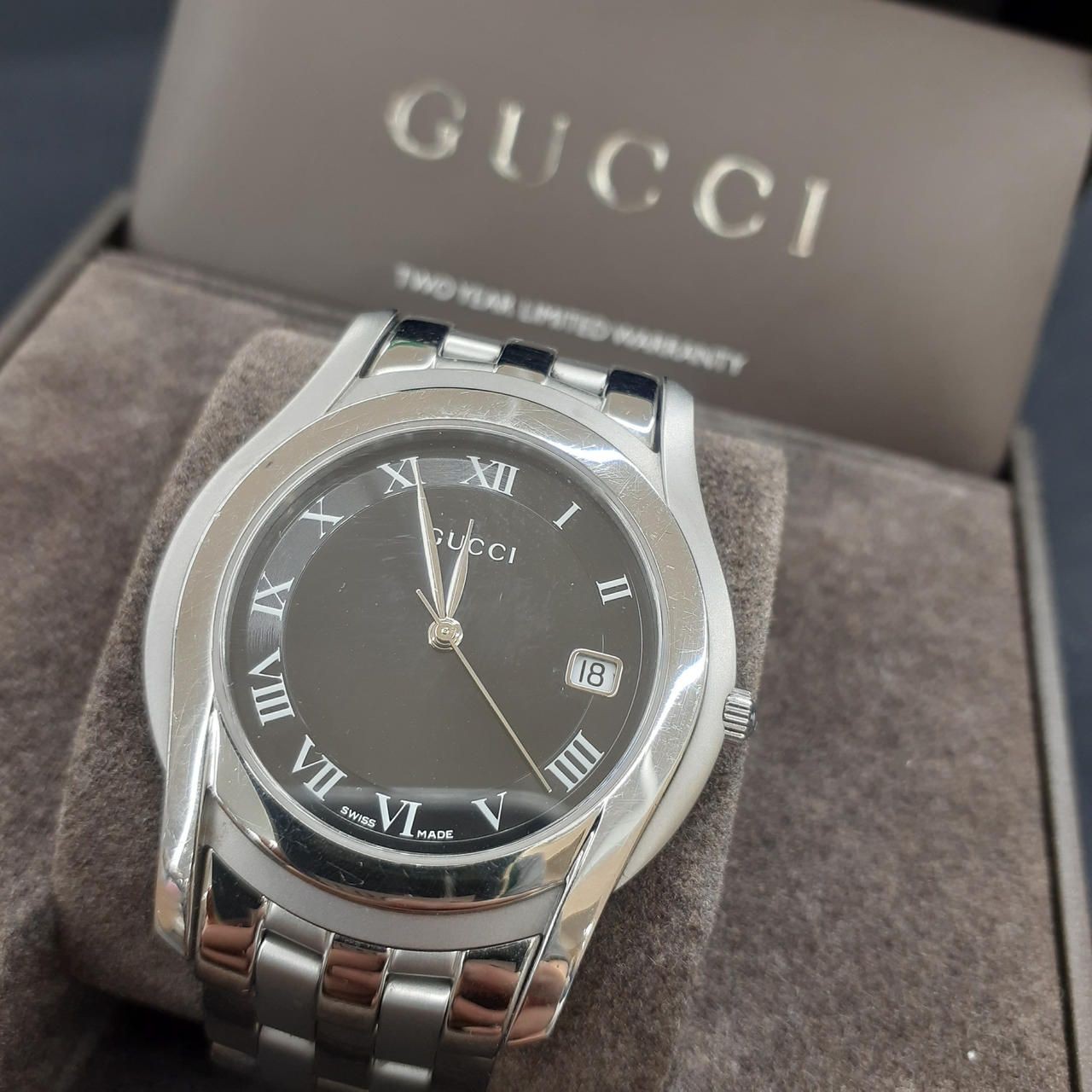 Gucci Quartz Watch YA0302 5500M Used
