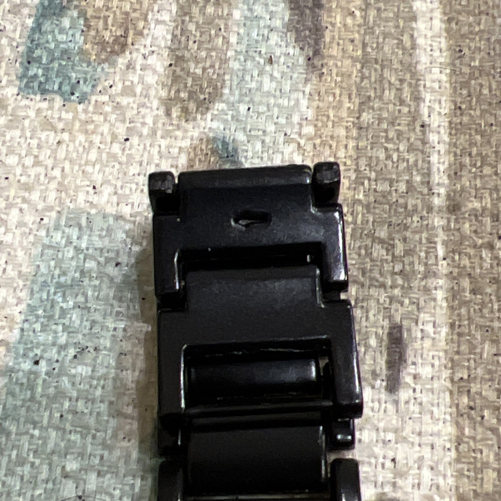 Steve Madden SMW551 Men Analog Black-Tone Stainless Steel BLACK Dial Watch