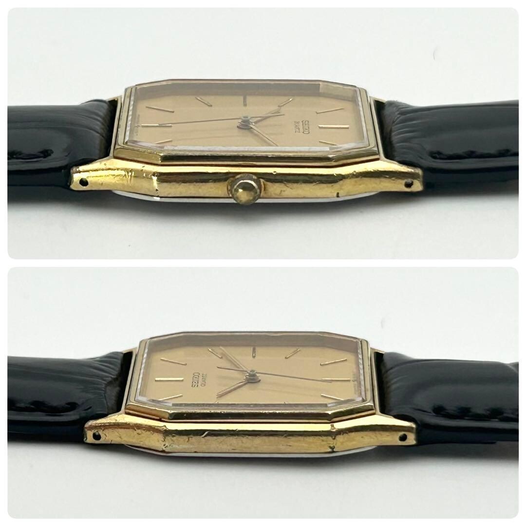 SEIKO Quartz 9021 5260 Vintage Gold Octagon Ladies Watch Japan 1985 Working
