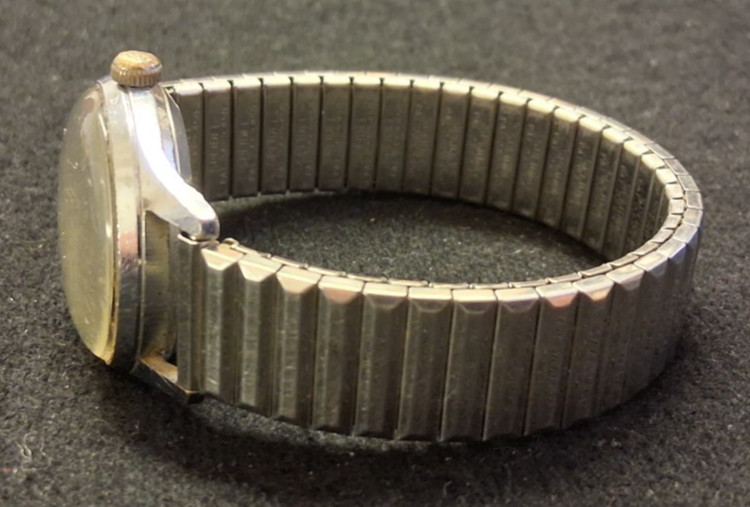 BERNHUF 17 JEWELS ANTI-MAGNETIC SWISS MADE WRISTWATCH TEXTURED WAFFLE DIAL WATCH