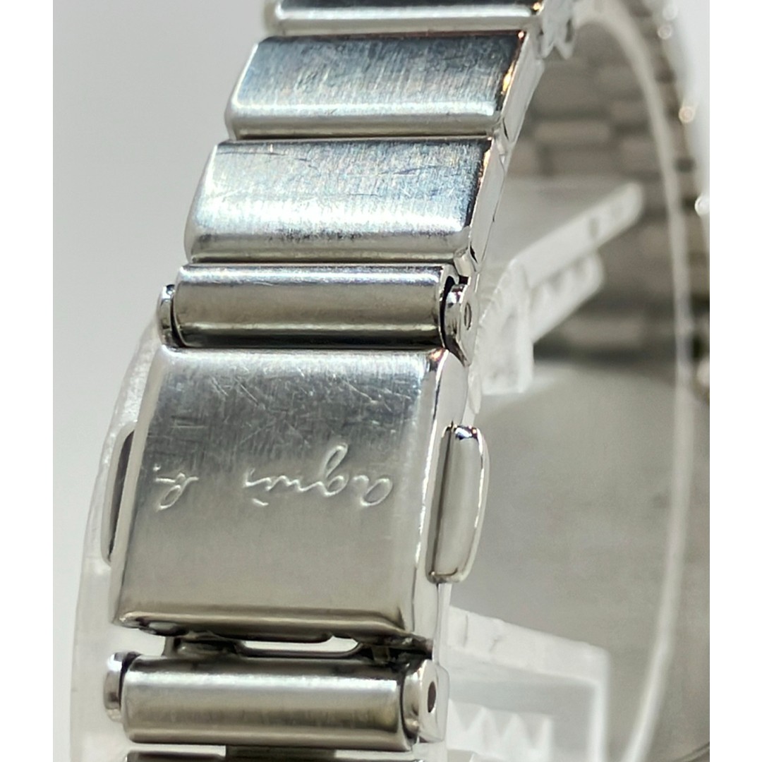 agnes b. Wristwatch Y151 0G10 Quartz Silver Ladies