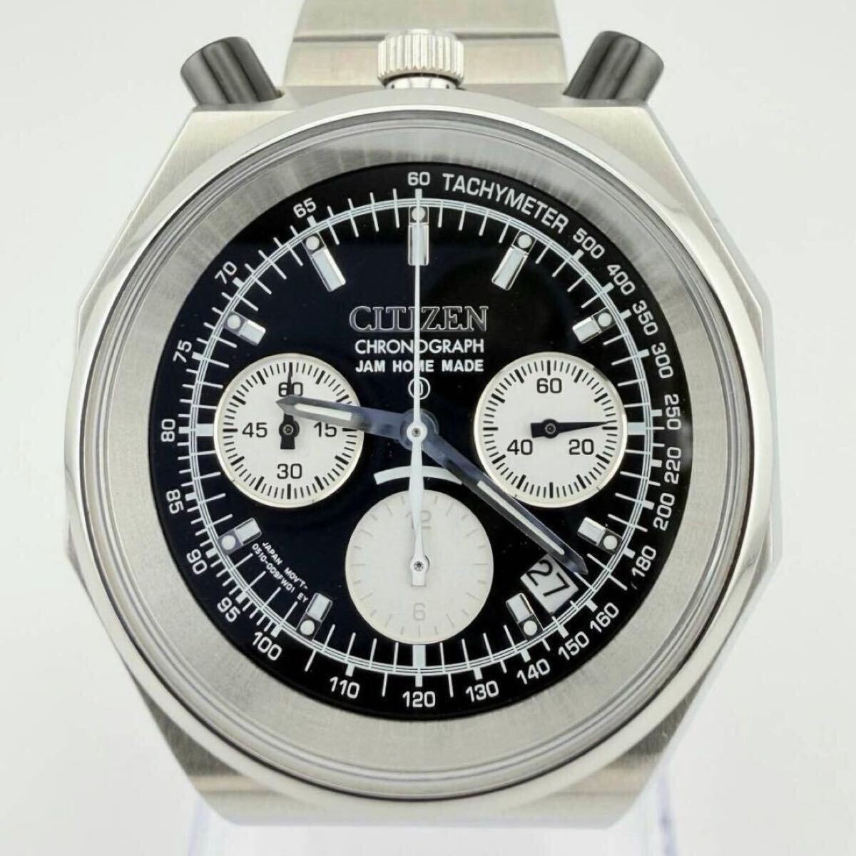 CITIZEN x JAM HOME MADE Tsuno Chrono Black Quartz Watch Collaboration Men’s Rare