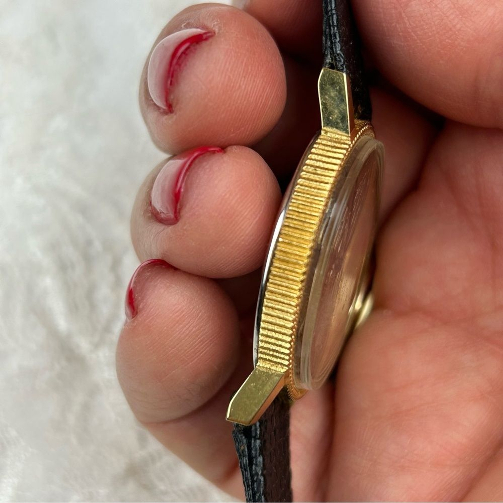 RARE Men’s Vintage 1776 1976 BICENTENIAL WITTNAUER COIN BASE 8KT GOLD WATCH