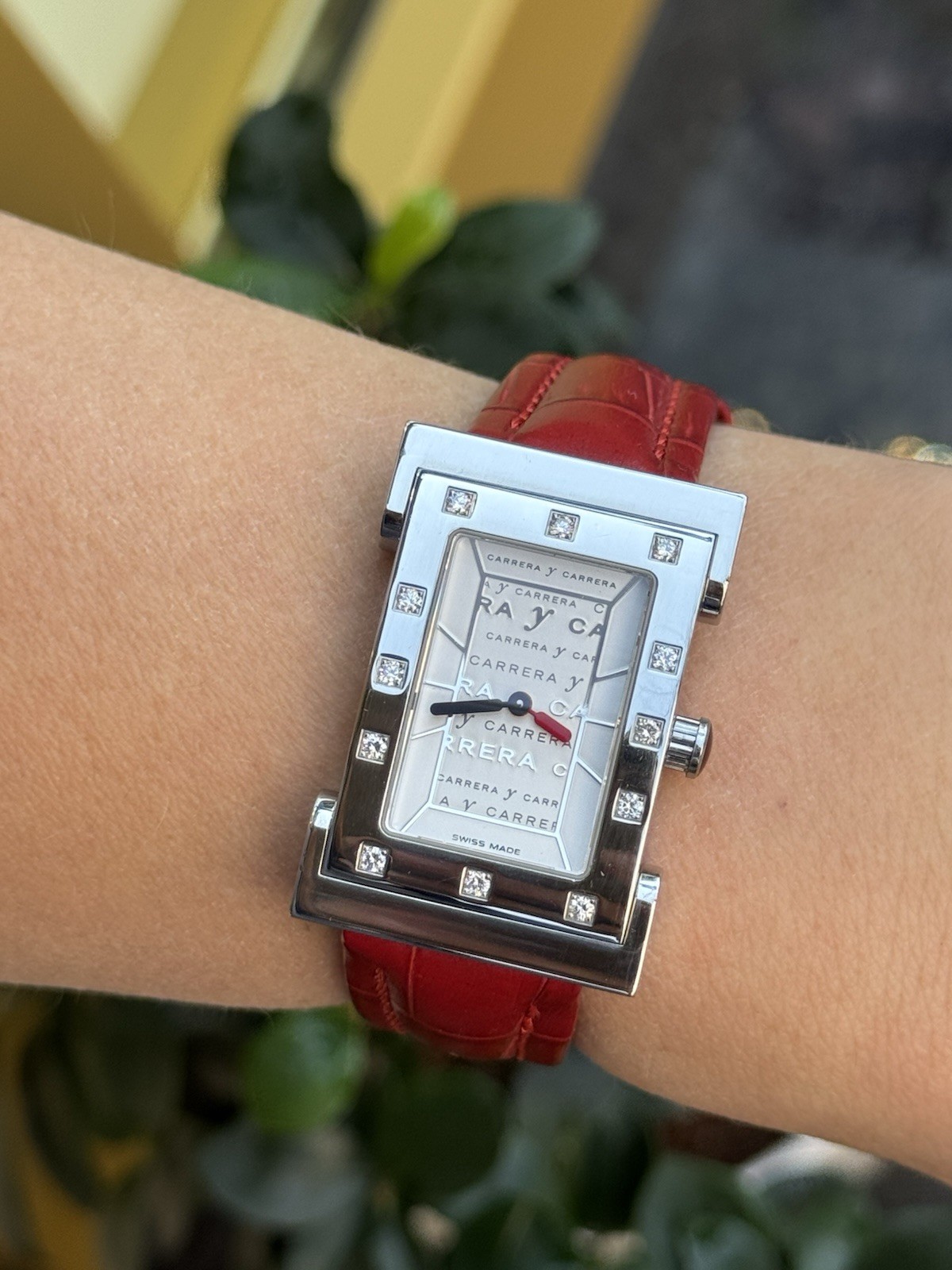 Carrera Y Carrera Watch Tempus Fugit Diamonds Quartz Lady Swiss Made Genuine !