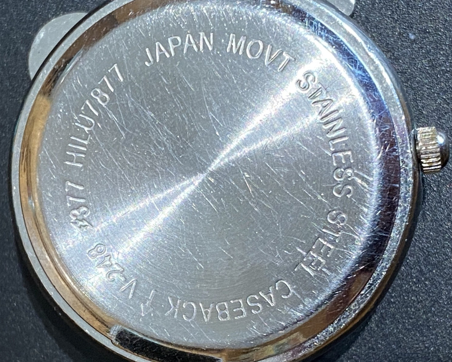 Monogram Flip Cover Clip-on Watch, Pink & Silvertone – Needs Battery