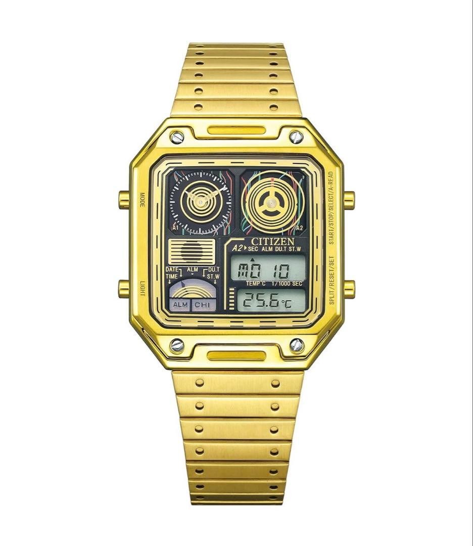 Citizen Star Wars Ana Degi Temp Watch C-3PO JG2123-59E Limited Edition Japan