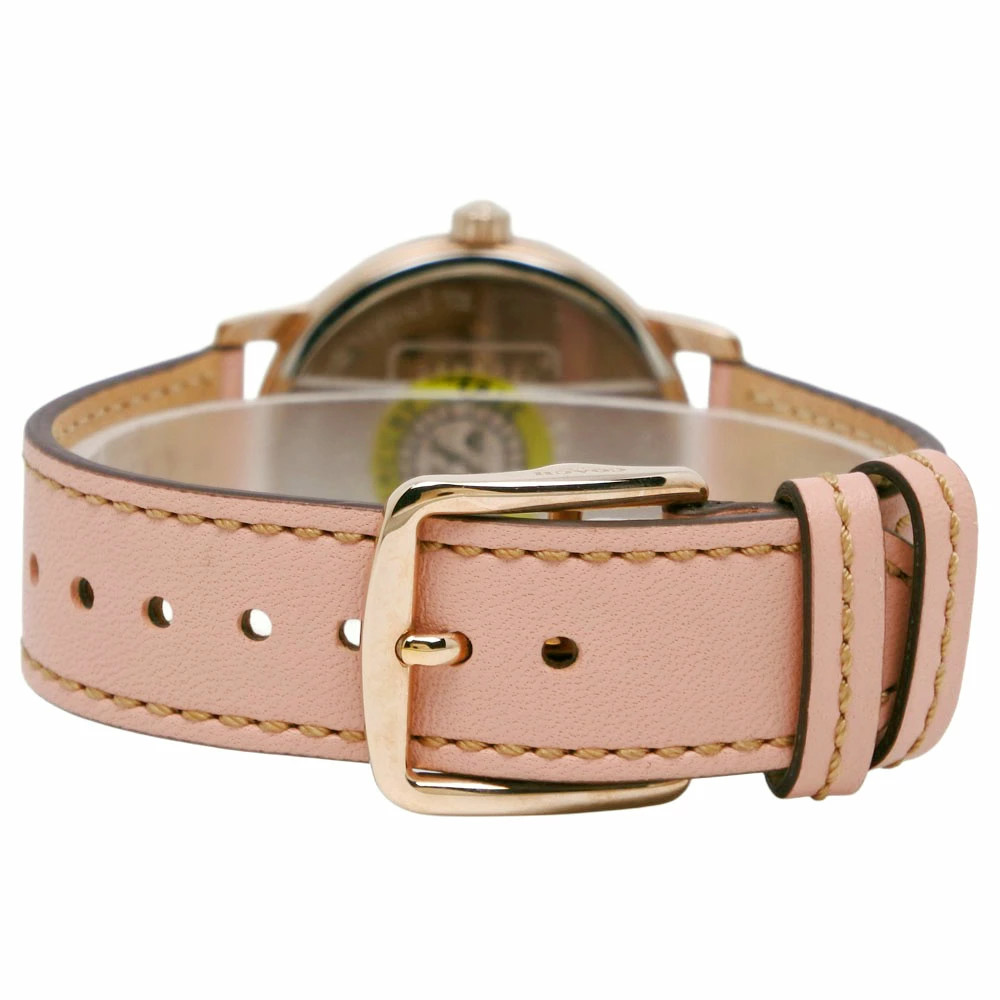 COACH CA.113.7.34.1539 White Case Size 42mm x 36mm Ladies Used Watch #61016