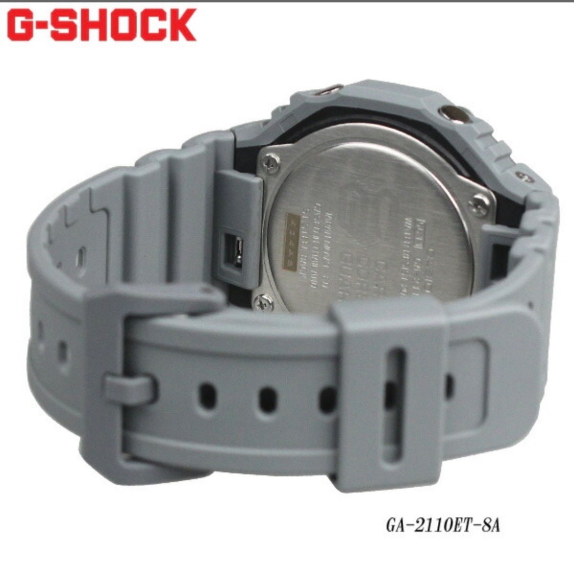 【New】CASIO G-SHOCK Watch Men’s Gray GA-2110ET-8A Waterproof 【FROM JAPAN】