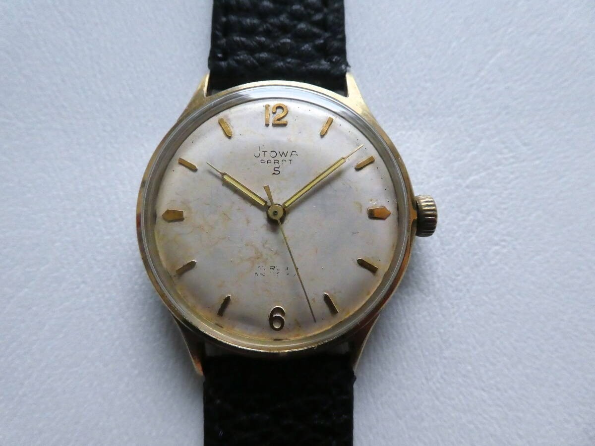 STOWA PARAT 1950 Vintage German Hand-Wind Watch Rare Working Antique