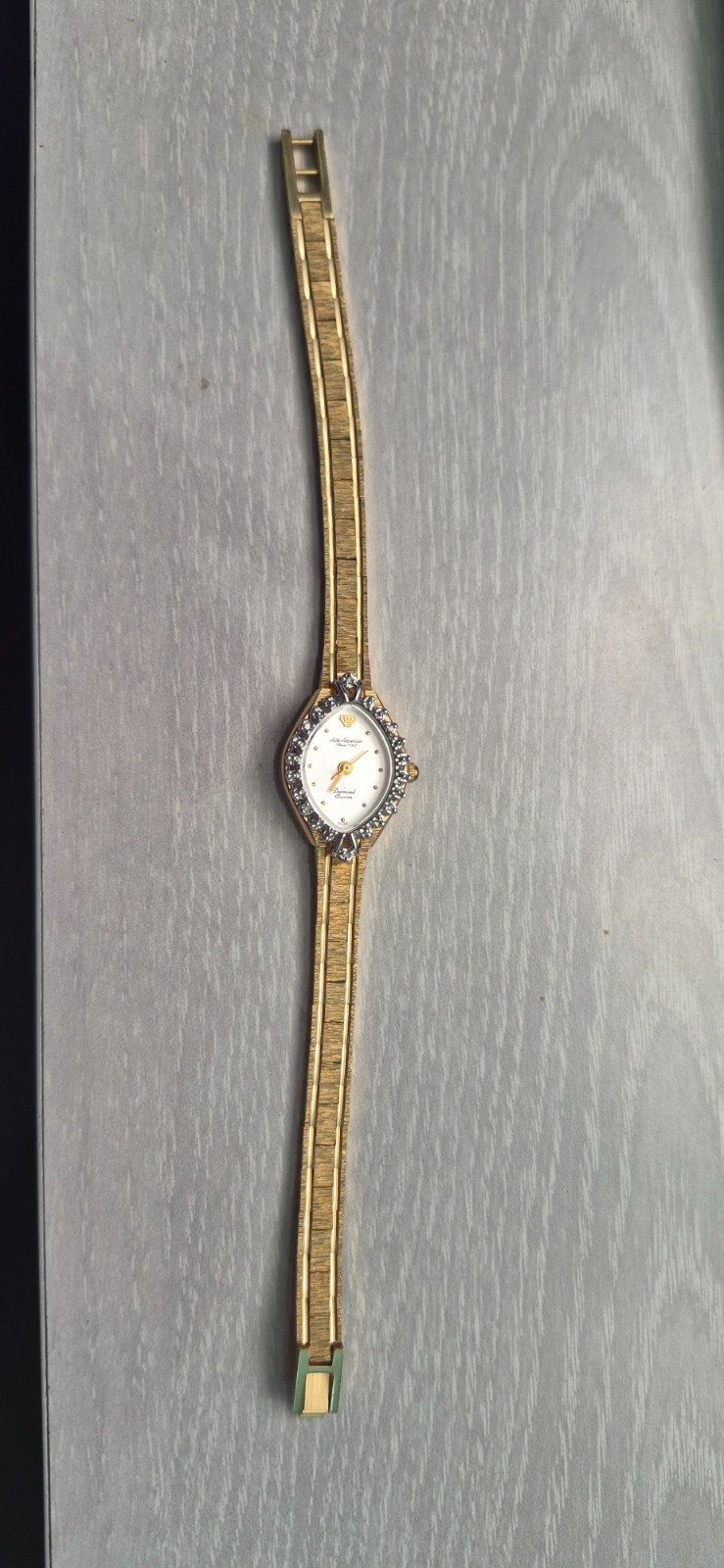 Vintage Jules Jurgensen Diamond Marquise Quartz Women’s Watch