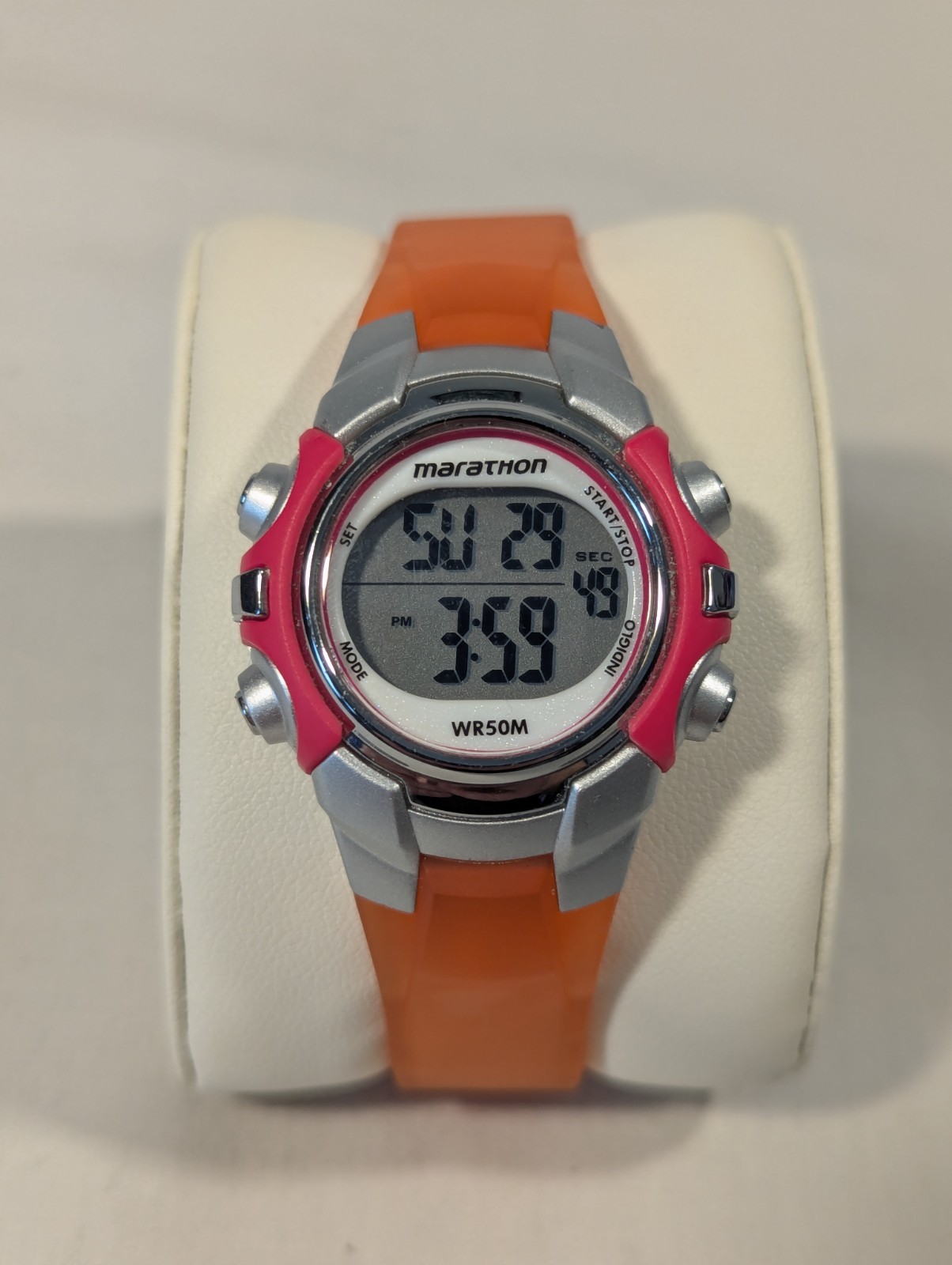 Marathon T5K808 Indiglo WR 50M Quartz Digital Ladies Watch – Very Good Condition